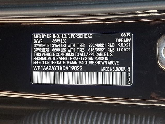 2019 Porsche Cayenne Base