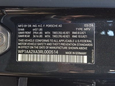 2024 Porsche Macan Electric 4