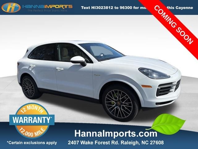 2019 Porsche Cayenne E-Hybrid Base
