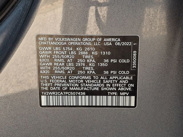 2023 Volkswagen Atlas 3.6L V6 SE w/Technology
