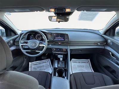 2023 Hyundai Elantra Hybrid Blue