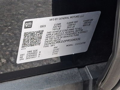 2023 Chevrolet Tahoe RST