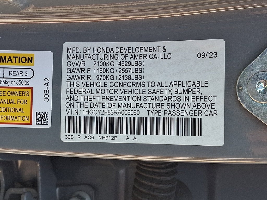 2024 Honda Accord Hybrid Touring