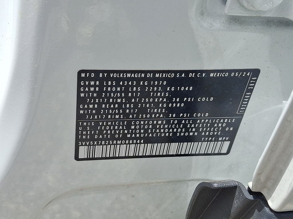 2024 Volkswagen Taos 1.5T S