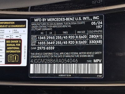 2024 Mercedes-Benz EQE 350+ SUV Base