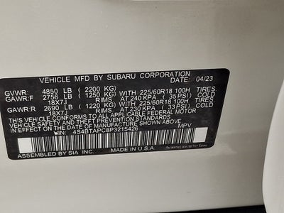 2023 Subaru Outback Touring