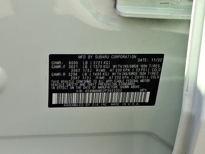 2023 Subaru Ascent Touring