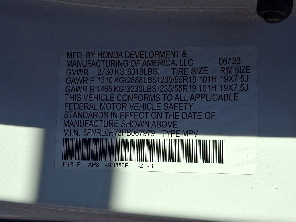 2023 Honda Odyssey Sport