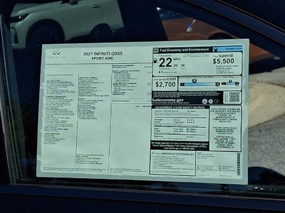 2027 INFINITI QX65 Sport AWD