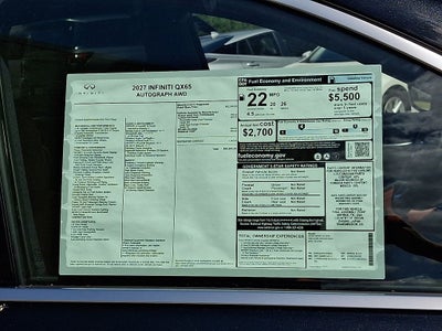 2027 INFINITI QX65 Autograph AWD