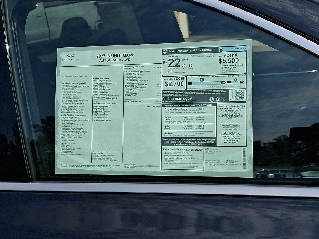 2027 INFINITI QX65 Autograph AWD