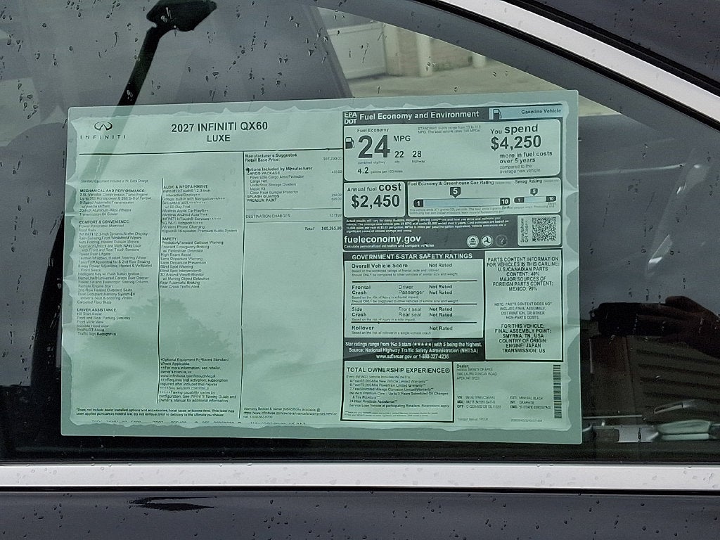 2027 INFINITI QX60 Luxe FWD