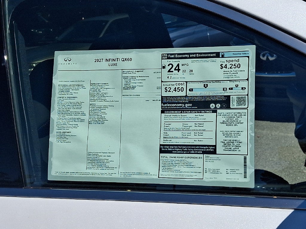2027 INFINITI QX60 Luxe FWD