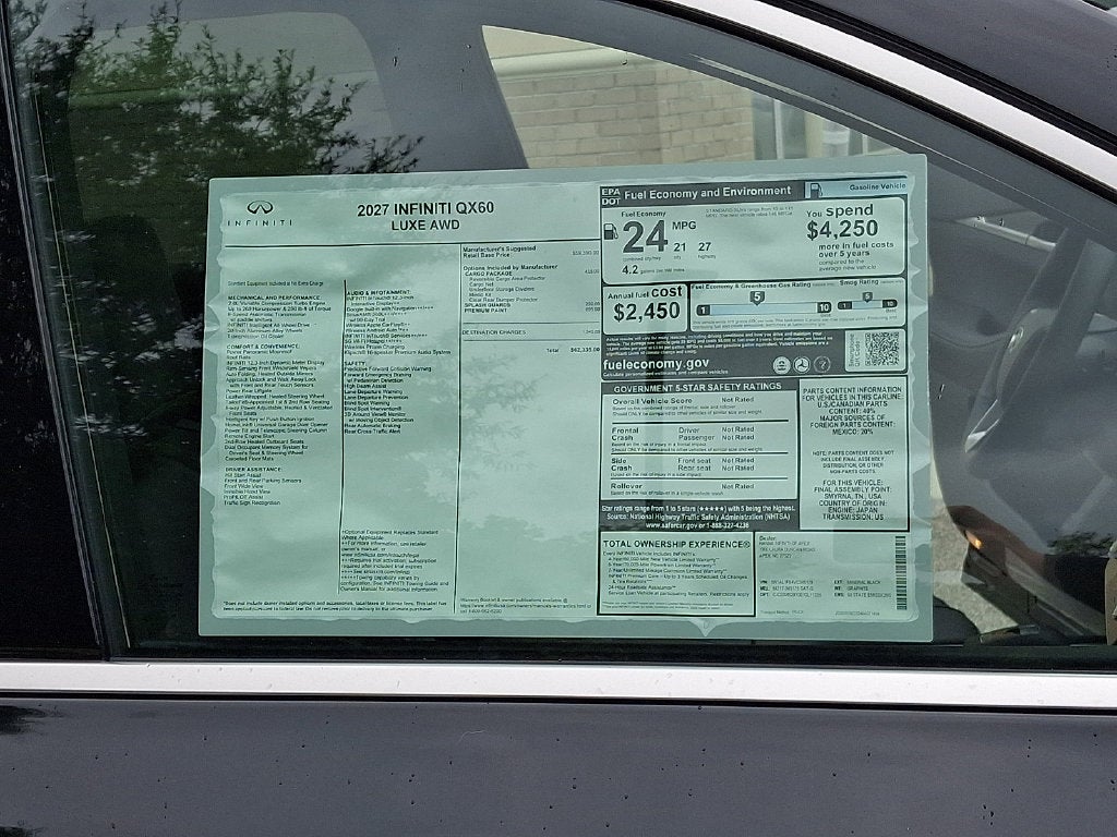 2027 INFINITI QX60 Luxe AWD