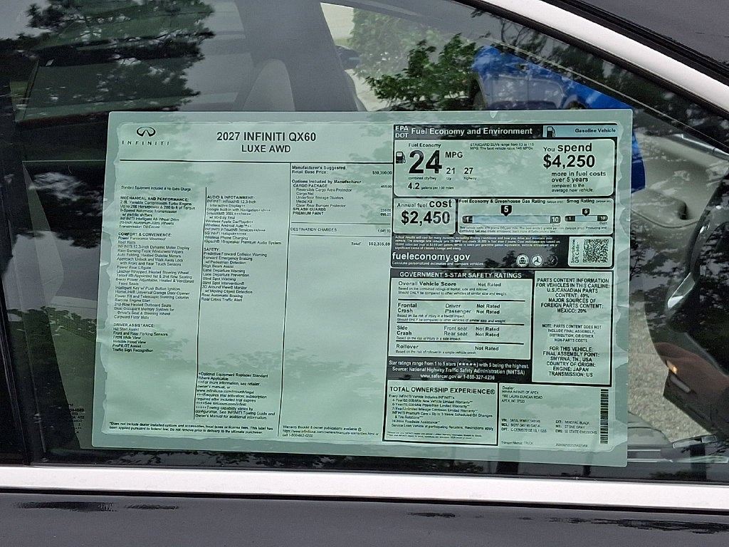 2027 INFINITI QX60 Luxe AWD