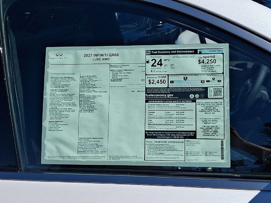 2027 INFINITI QX60 Luxe AWD