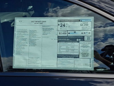 2027 INFINITI QX60 Sport AWD