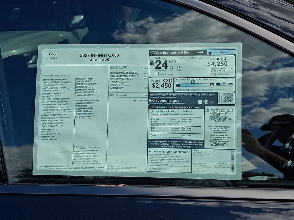 2027 INFINITI QX60 Sport AWD