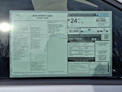 2026 INFINITI QX60 SPORT