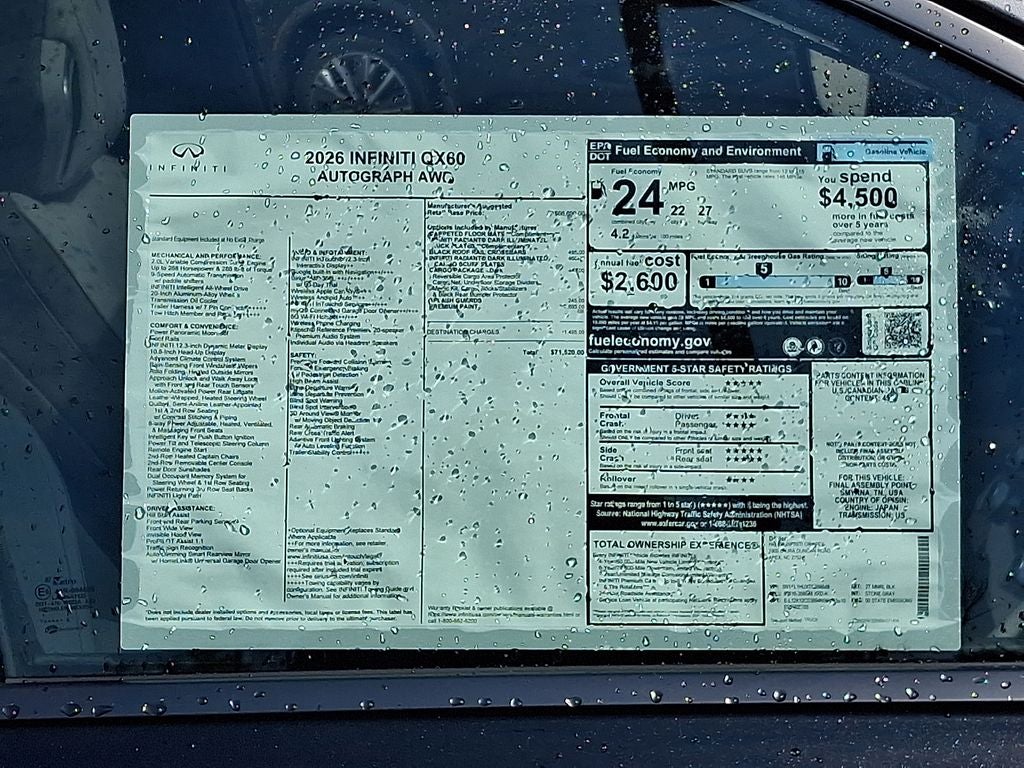 2026 INFINITI QX60 Autograph