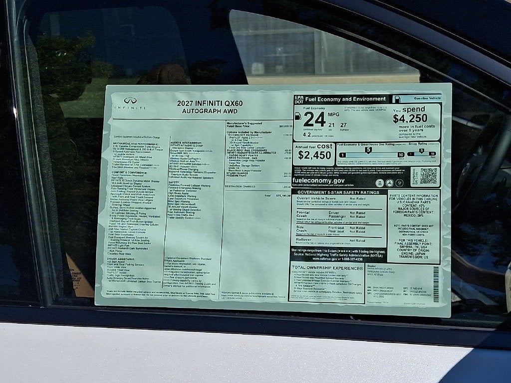 2027 INFINITI QX60 Autograph AWD