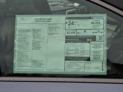2027 INFINITI QX60 Autograph AWD
