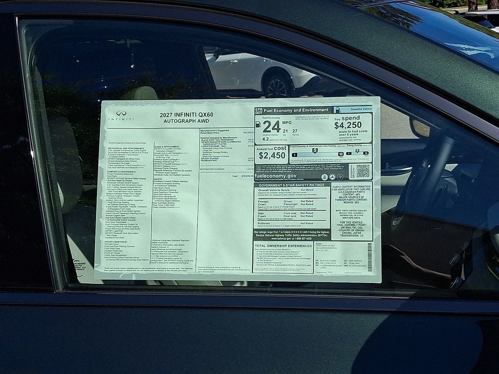2027 INFINITI QX60 Autograph AWD