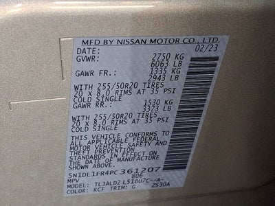 2023 INFINITI QX60 LUXE FWD