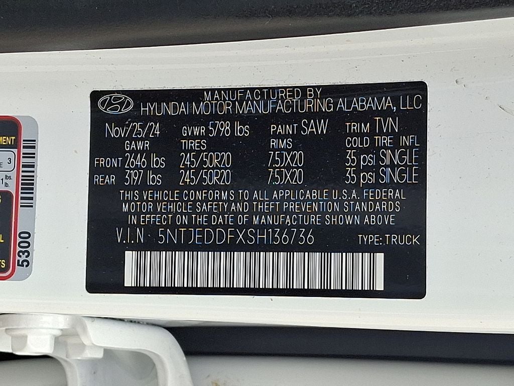 2025 Hyundai Santa Cruz Limited