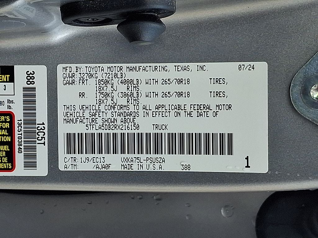 2024 Toyota Tundra SR5