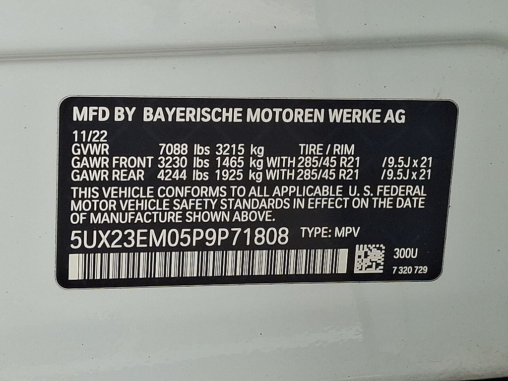 2023 BMW X7 xDrive40i