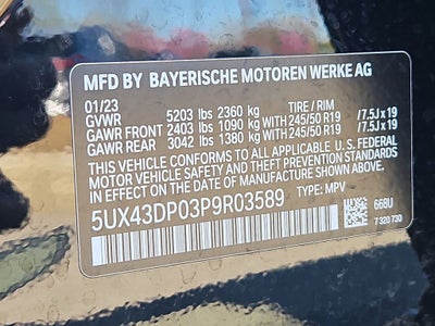 2023 BMW X3 sDrive30i