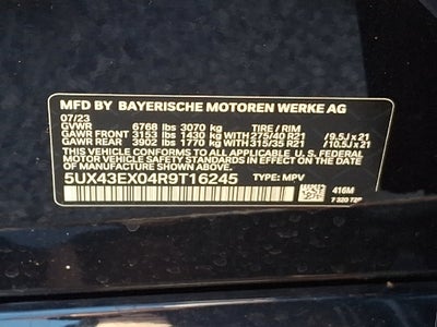 2024 BMW X6 M60i