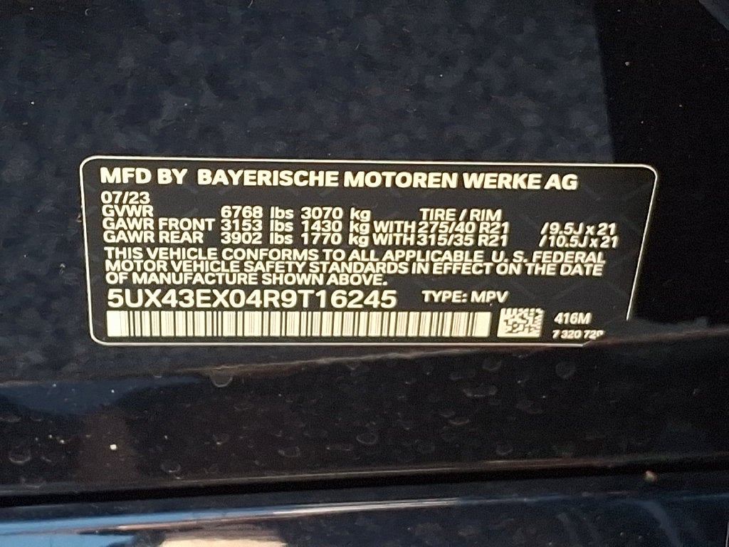 2024 BMW X6 M60i