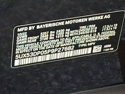 2023 BMW X3 xDrive30i