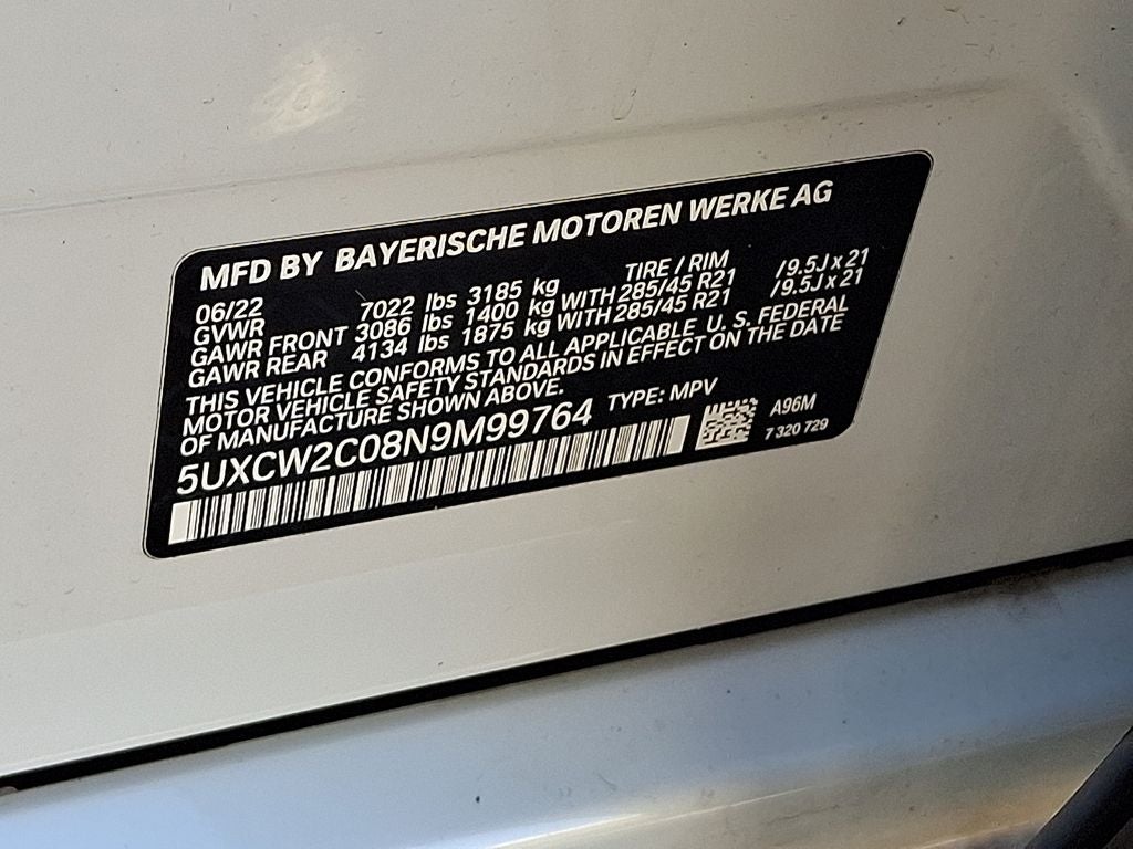 2022 BMW X7 xDrive40i