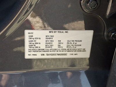 2022 Tesla Model Y Long Range