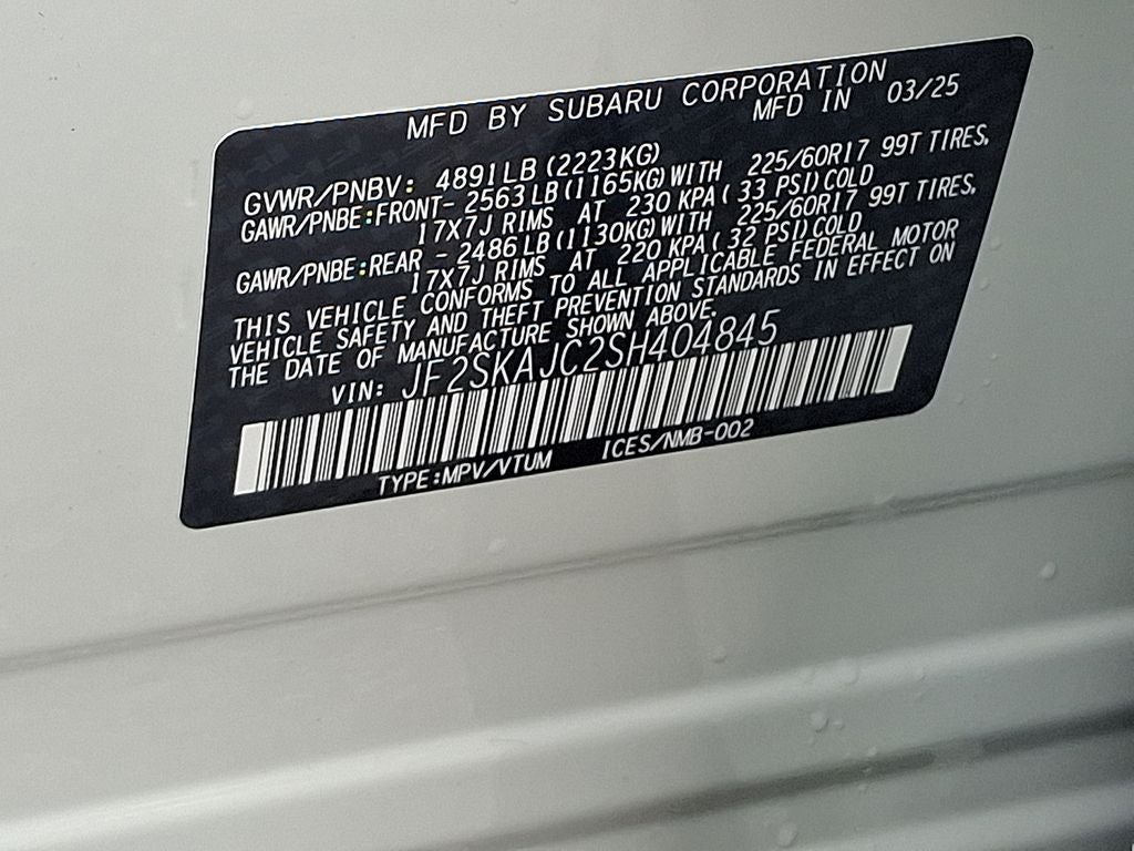 2025 Subaru Forester Wilderness