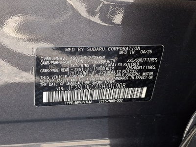 2025 Subaru Forester Premium