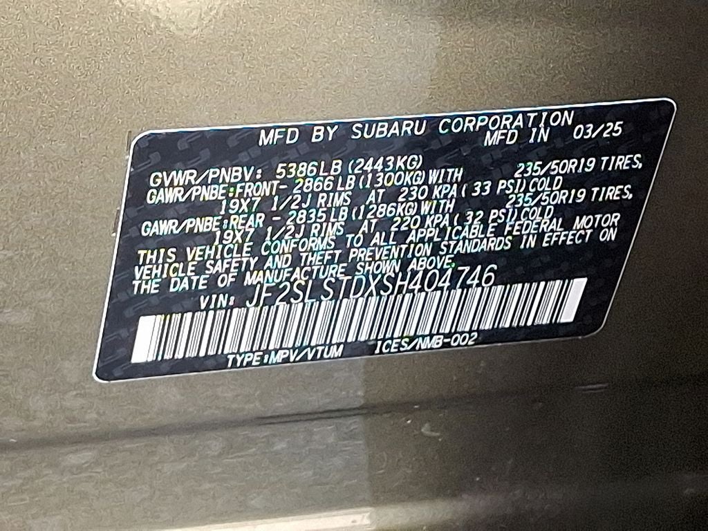 2025 Subaru Forester Hybrid Touring