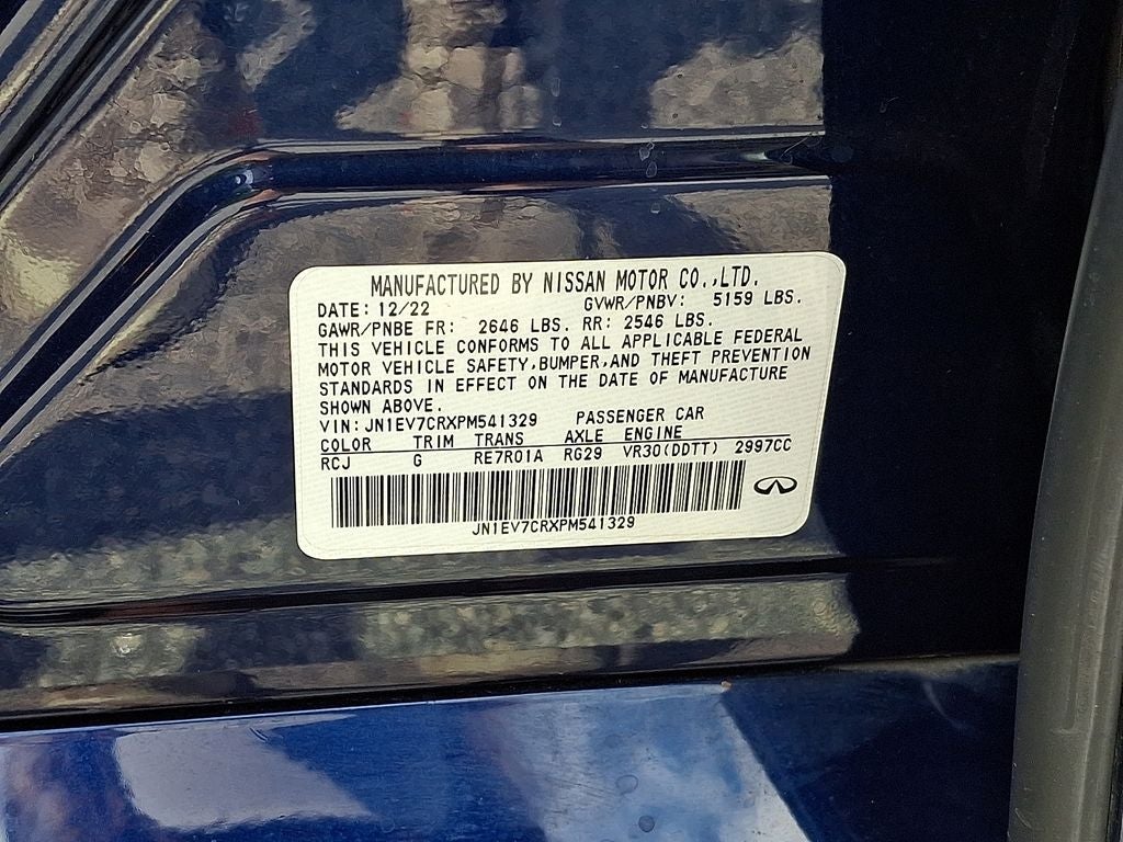 2023 INFINITI Q50 SENSORY AWD