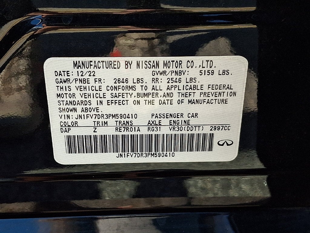 2023 INFINITI Q50 RED SPORT 400 AWD