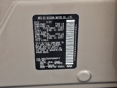 2024 INFINITI QX80 Premium Select