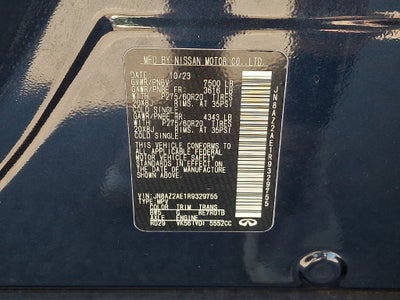 2024 INFINITI QX80 LUXE 4WD