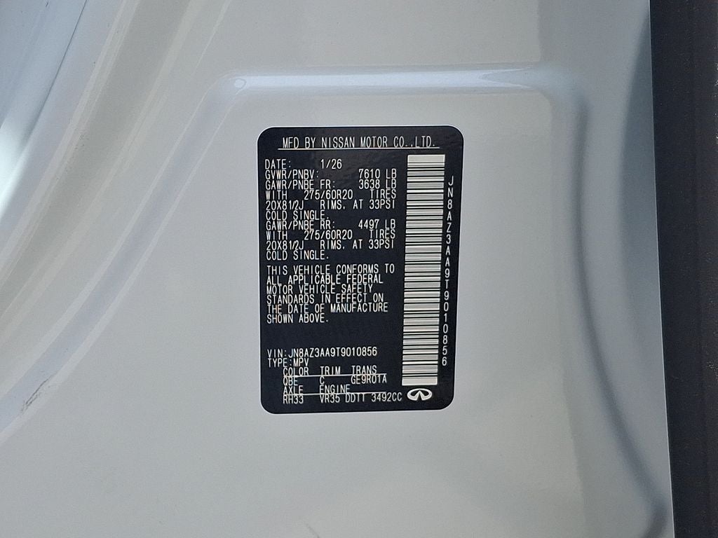 2026 INFINITI QX80 PURE