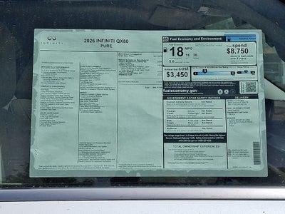 2026 INFINITI QX80 PURE