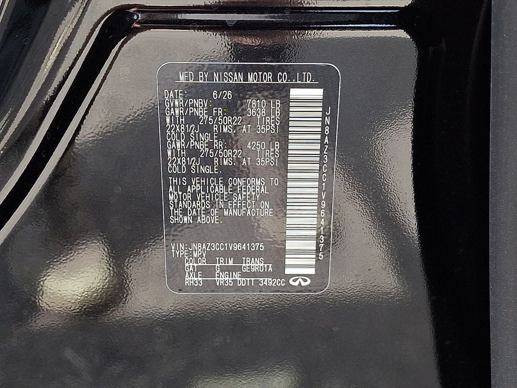 2027 INFINITI QX80 Autograph 4WD