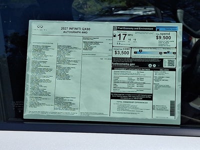 2027 INFINITI QX80 Autograph 4WD
