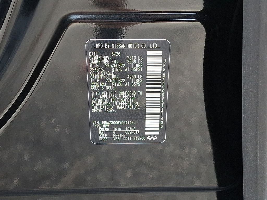 2027 INFINITI QX80 Autograph 4WD