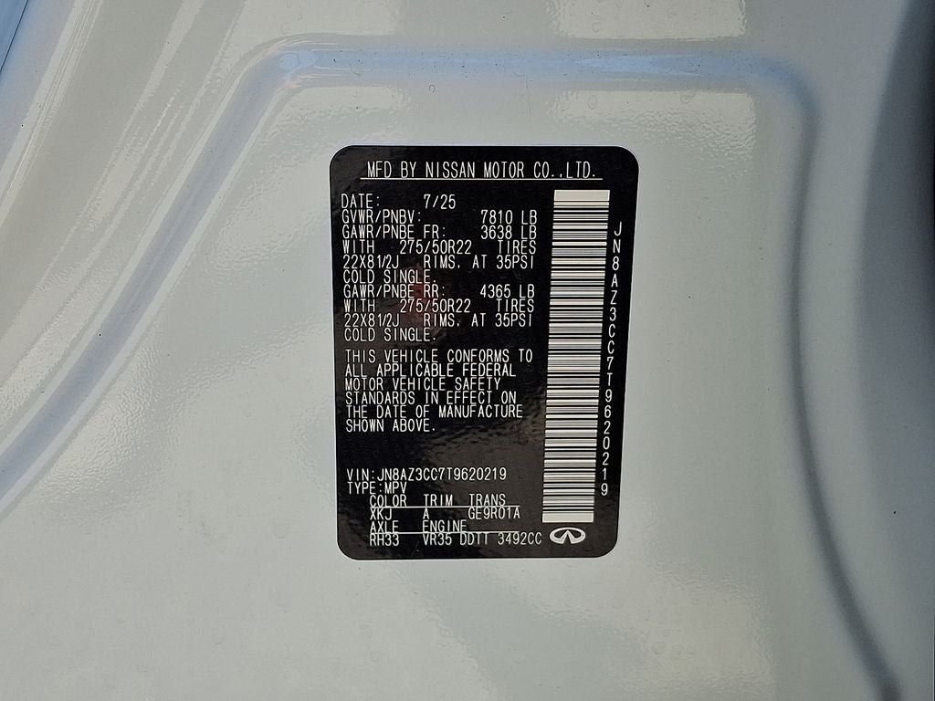 2026 INFINITI QX80 Autograph 4WD